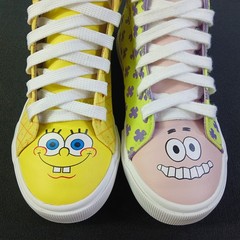 Ground Up Spongebob SquarePants & Patrick Star Shoes Youth Size 3