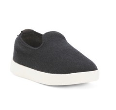 NEW Allbirds Smallbirds Loungers Wool Slip On Shoes – Black – Kids Size Y1