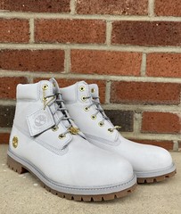 Timberland Junior 6” PREMIUM LT Grey Nubuck TB 0A43B2 Waterproof Boots. SZ:4.5