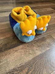 Vintage BART Simpson Slippers, Child’s Slippers Size 7-8
