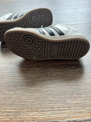 ADIDAS Samba OG EL I Cloud White Core Black Gum IE3679 Toddler shoes Size 10K
