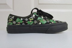 Vans The Simpsons Kids Shoes Glow In The Dark Bart Black Multi Size 1 Unisex