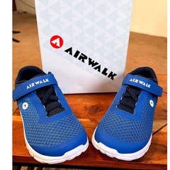 Airwalk Gusto XT II Kids Blue Athletic Hook and Loop Shoes Size 10 NWB