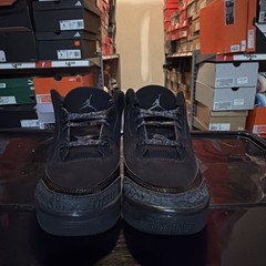Jordan 3 Black Cat TD Pre School Size 3Y Child Youth New DM0966-001 B-Grade