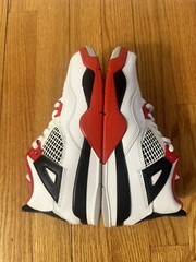 Size 3 (PS) – Jordan 4 Retro OG 2020 Mid Fire Red New Without Box Boy Size