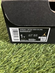 Jordan 1 Retro High OG (PS) Satin Shadow Size 1Y Black/Grey FD5304-010