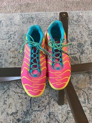 Nike Air Max Plus TN Volt Pink Blast Teal Youth 6Y Running Shoes Sneaker