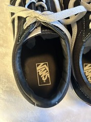 VANS OLD SKOOL BLACK/WHITE CLASSIC BOYS GIRLS KIDS US YOUTH SIZE 7