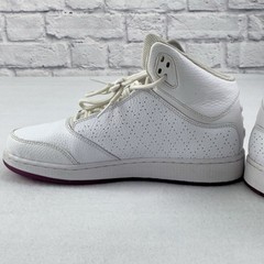 Nike Air Jordan 1 Flight 5 Premium White Team Purple Size 7.5Y EUC