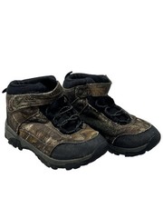 Camo Snow Boots Youth Size 11 Brown Hiking Hunting Outdoor Winter Trail