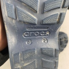 Crocs Kids Size C 12 Handle It Rain Boots Navy Pull On Waterproof,Outdoor