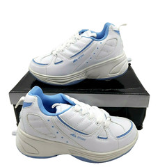 Air Sport Collection Sneakers Single Skate Wheel Unisex Kids Size 3 Blue & White