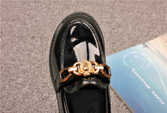 Kids British-Style Glossy Leather School and Casual Shoes (Unisex)