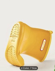 Happy Mary Plain Color Casual Rain Boots Waterproof Rubber Shoes
