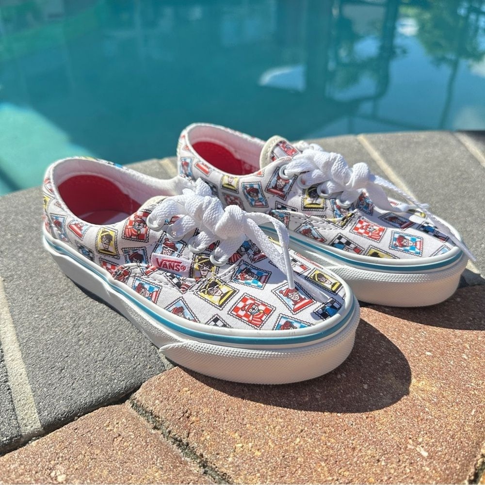 Brand New Vans Where’s Waldo? x Era Kids ‚Postage‘ Sneakers Size 11