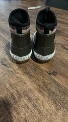 Burberry Check Neoprene Rubber Rain Boots -Green- Children’s Size 28