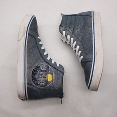 Vans Harry Potter Hogwarts Castle Youth Size 7 Sk8-hi Zip Blue Sneaker