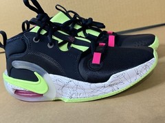 NIKE AIR ZOOM CROSSOVER 2 Basketball Dark Obsidian Lime Pink Size 5Y FB2689-400