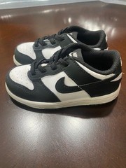 Nike – Dunk Panda Black and White Leather Shoes Toddler Size 9C ** FAST SHIPPING