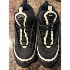 Nike Air Max 97 GS Black White Anthracite Kids Shoes 921522-009 Size 7Y
