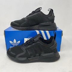 Adidas NMD_V3 J Boost Comfy Black Athletic Shoes / GX5683 / Youth 5 , Women’s 6