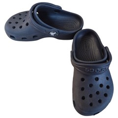 Kids Crocs Classic Clogs Navy Blue Gorpcore Summer Beach Casual Comfort Casual