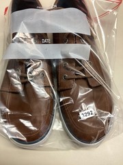 Nautica Shoes Kids Size 5 Brown Berrian Youth Lace Up Boat Sneaker Casual