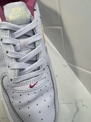 Nike Air Force 1 Size 5y Light Blue Yellow Pink Rare Colorway