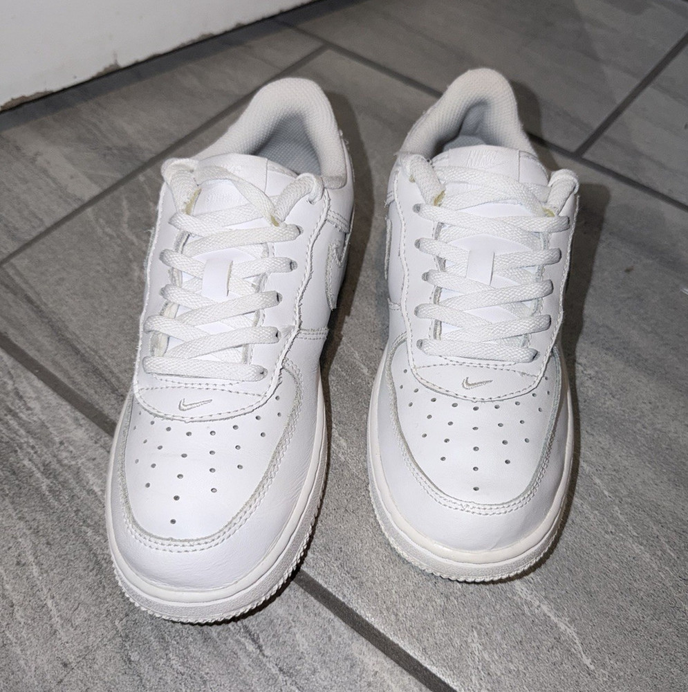 Nike Air Force 1 Low Top Sneaker White Kids US 2Y DH2925-111