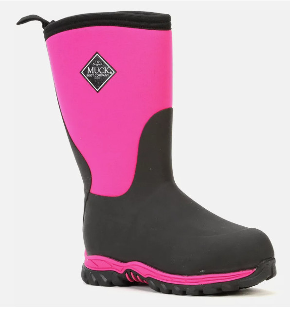 Muck Boot Rugged II Pink Rain Youth Casual Boots RG2-400