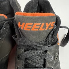 Heelys Propel 2.0 Skate Sneaker Unisex Youth 5 Womens 6 Black Orange Shoe Lace