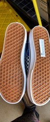 New In box ¡VANS New Skool Reflective Checked Blue Shoes Size 7y[W8.5] (39 Euro)