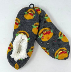 NORTHEAST OUTFITTERS ‚ COZY CABIN SLIPPERS ‚ YOUTH 10K-4 ‚ SNUG FIT – BURGERS ‚