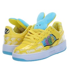 HEELYS Yellow Peeps Bunny Shoe Roller Skater RARE Rezerve Low Pat Blue Bunny 2