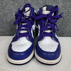 Nike Dunk High PS Size 3Y Electro Purple Navy White Sneakers Shoes DH9751-100