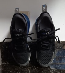 Nike Air Max 270 Black Blue/Black White/ Gray Blue 943345-029/001/032 3.5Y/5Y/5Y