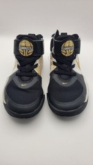 Nike Little Kids Team Hustle D 9 Black White Gold (AQ4225-004) Size 11 C