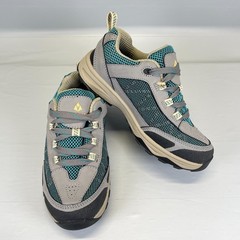 Vasque Monolith Low UltraDry Hiking Shoes Kids Youth Size 4 Blue Mesh Outdoors