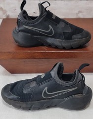 Little Kid Nike Sneakers 11C Flex Runner 2 Black DJ6040 Color Insoles Left Right