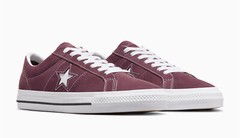 CONVERSE Unisex One Star Pro Ox Sneaker Bordeaux/White – Youth US 2.5/EU 34