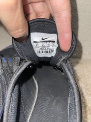 Nike Unisex Kids AH5222-007 Air Max Axis Prem Black Blue Sneaker Shoes Size 6 Y