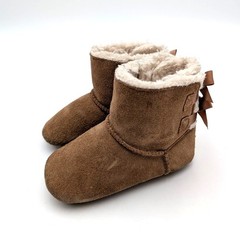 UGG Bailey Bow Boots Fixed Bow Baby Kids‘ Chestnut Size US 04/05 EU20.5