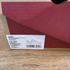 New NIB Big Kids Vans Seldan Leather White Skateboarding Sneakers Shoes 3 Y