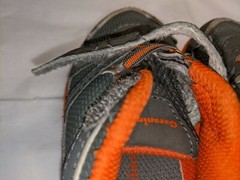 Garanimals Kids Sneakers Size 5 Gray Orange Hook and Loop Closure