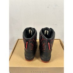 Marvel Spider-Man Winter Boots Size 7 Red Black Web Superhero Kids