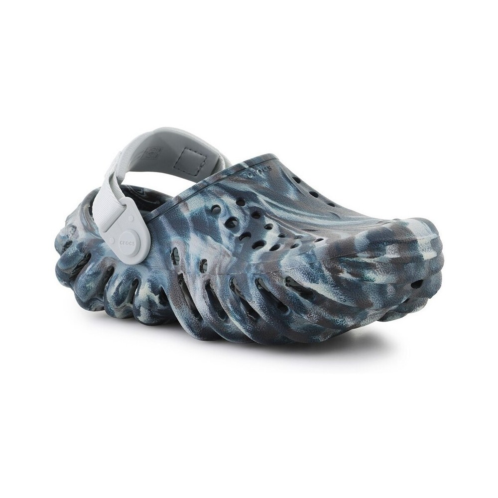 Crocs Big Kids‘ Echo Marbled Clog – Black/Marble