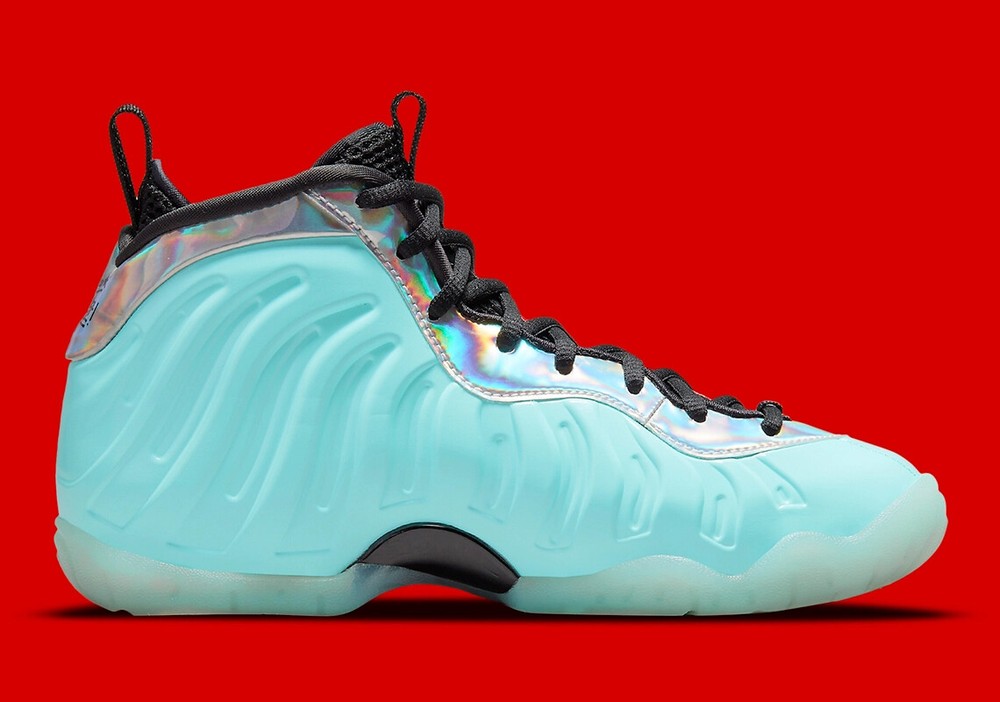 AUTHENTIC NIKE Little Posite One „Mixtape“ Teal Blue Black Youth GS size