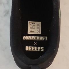Heelys Pro 20 Minecraft Creeper Low Top Wheeled Sneakers Black/Green Youth 5