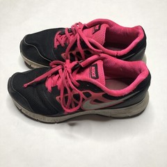 Nike Down Shifter 6 Pink Black Running Shoes Youth Size 5Y 685167-001