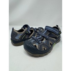 Merrell Hydro Hiker Kids Navy Blue Grey Water Sandals Shoes Size 3W Big Kid